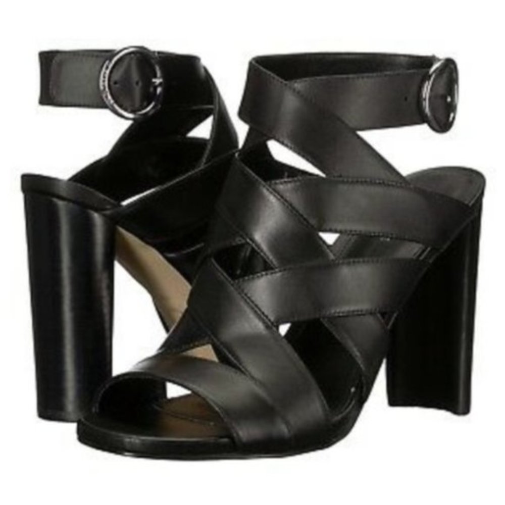 Michael Kors Alana Heeled Sandals in Black 8.5